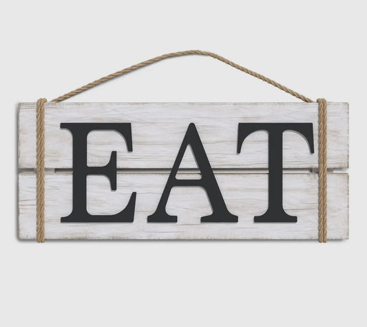 Eat Wood Sign